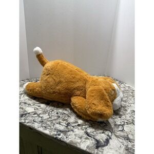 MOFUSAN 4lbs, 20in Large Dog Soothing Breathing Dog Plushie with Music